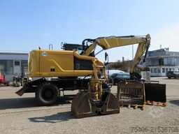 caterpillar M314F Mobilbagger, Greifer, Schild, 3x Tiefenlöf