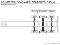 SCHMITZ SPR 27 (SAF AXLES / DISC BRAKES)