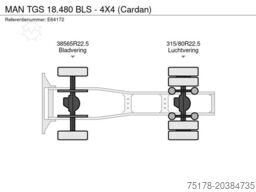 MAN TGS 18.480 BLS - 4X4 (Cardan)