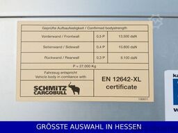 SCHMITZ CARGOBULL Rahmen verzinkt Zertifikat Code XL + Getränke