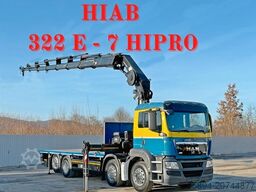 MAN TGS 32.440*Platform 7,20m * HIAB 322 E - 7 HIPRO