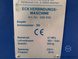 Schüco Eckverbindungsmaschine