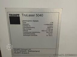 TRUMPF TruLaser 5040 Fiber