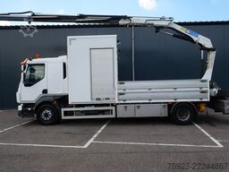 Volvo FL 280 open box truck with HMF 1320 crane 362.3...