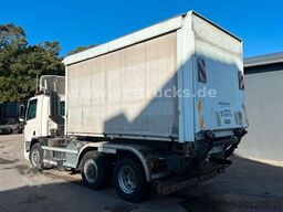 DAF CF 250 VDL-Abrollkipper mit Planenaufbau und LBW