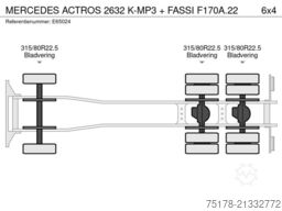 Mercedes-Benz ACTROS 2632 K-MP3 + FASSI F170A.22