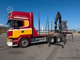 SCANIA R580 V8 8x4*4 Crane Kesla 21127 / Woodtransport