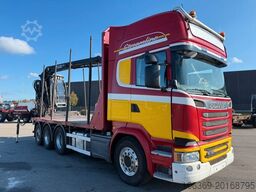 SCANIA R580 V8 8x4*4 Crane Kesla 21127 / Woodtransport