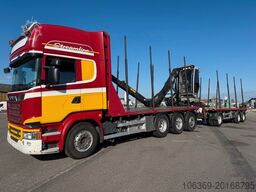 SCANIA R580 V8 8x4*4 Crane Kesla 21127 / Woodtransport