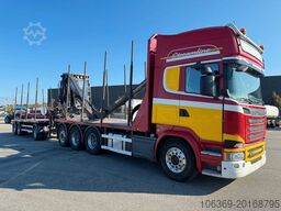 SCANIA R580 V8 8x4*4 Crane Kesla 21127 / Woodtransport