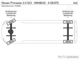 Nissan Primastar 2.0 DCI - MINIBUS - 9 SEATS