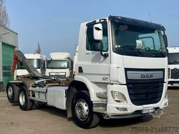 DAF CF 440 Euro 6, 6x2 , Hook,  Moving axel, Lift axel