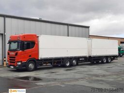SCANIA R 410 Durchlade-Kofferzug 2xLBW Lenkachse Retard