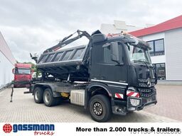 Mercedes-Benz Arocs 3345 K 6x4, Heckkran Hiab Jonsered 1300RS79,