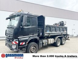 Mercedes-Benz Arocs 3345 K 6x4, Heckkran Hiab Jonsered 1300RS79,