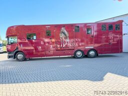 SCANIA P320 EHC Aufbau 6-7 Pferde Wohnung