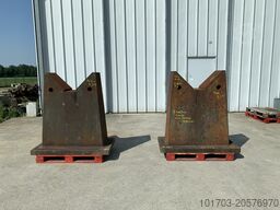 Supports en V en fonte 