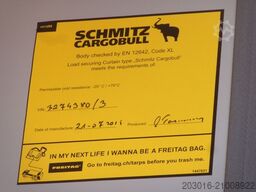 SCHMITZ CARGOBULL Standard XL 70% Reifen Scheibe NEUE Plane