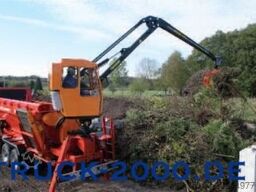 Dücker Holz Schredder DMS500S Kran Kesla+Kabine+Greifer