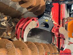 Dücker Holz Schredder DMS500S Kran Kesla+Kabine+Greifer