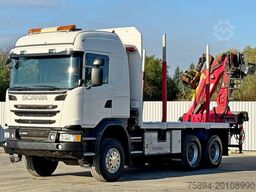 SCANIA G490* HOLZTRANSPORTER * PENZ 12Z8.70* 6x6
