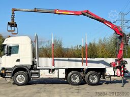 SCANIA G490* HOLZTRANSPORTER * PENZ 12Z8.70* 6x6