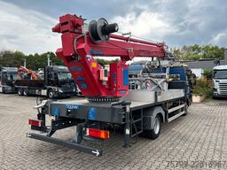 MERCEDES-BENZ 815 Dachdeckerkran Böcker 32 Meter + Seilwinde