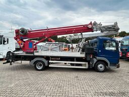 MERCEDES-BENZ 815 Dachdeckerkran Böcker 32 Meter + Seilwinde
