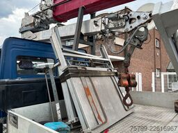 MERCEDES-BENZ 815 Dachdeckerkran Böcker 32 Meter + Seilwinde