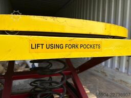Spring Pallet Loader Turntable 2000kg Capacity