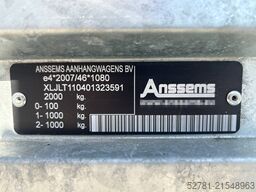 Anssems Plateau Trailer PLT 2 PRO 2000