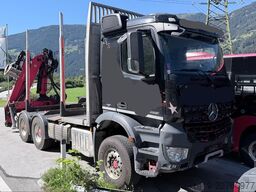 MERCEDES-BENZ Arocs 2851 6x4 Holzlkw mit Kran Bj 2015