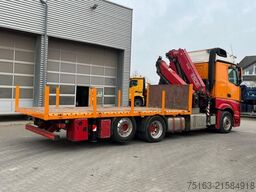 MERCEDES-BENZ Actros neu 2558 L 6x2 Pritsche Kran Fassi 445 45