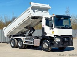 RENAULT C 430 KIPPER 5,30 m + BORDMATIC / 6x4 * TOP