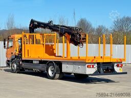 MERCEDES-BENZ ATEGO 1324 * HIAB 144 B - DUO + Bohrgerät * TOP