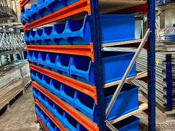 Kommissionierwagen Regalwagen Rollwagen inkl. 36 x Sichtlagerkiste