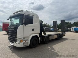 SCANIA G450 Baumaschinentransporter mit Rampen