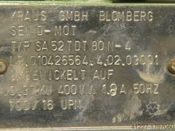 SEW EURODRIVE SA52TDT 80N-4