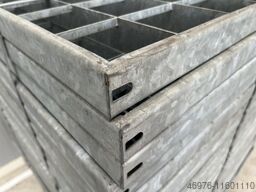 Paket 30x Gitterroste / Gesamtbreite: 1.195 mm / Gesamttiefe: 990 mm (L)