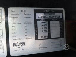 Pacton B3-001 O4, Lift & Lenkachse BPW, Staplerhalter,...