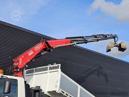 DAF CF 530 8x4-4 / FASSI 27.5 t/m CRANE + TIPPER