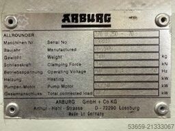 Arburg Arburg 270U 250-70, 2005