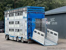 PEZZIOLI RBA31 3.Stock Viehanhänger, Hubdach, Tränke