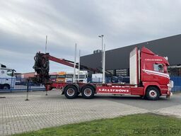 Scania R730 Woodtransport / 6x4 / Hiab Crane / Retarde...