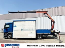 Mercedes-Benz Antos 1836 L 4x2, Glastransporter, Heckkran