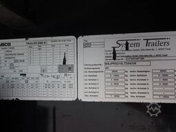 SYSTEM TRAILERS LPRS 18. 2 asser gesloten  + stuuras en klep Dh...