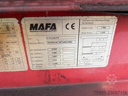 MAFA Chassis 20 FT Tipping Chassis / BPW Axle / Elec...