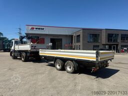 IVECO 140E250 Kipper mit HIAB Kran inklusive Anhänger