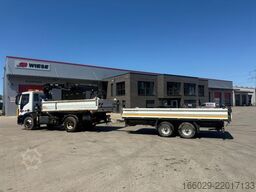 IVECO 140E250 Kipper mit HIAB Kran inklusive Anhänger