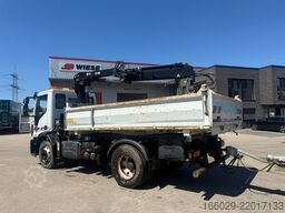 IVECO 140E250 Kipper mit HIAB Kran inklusive Anhänger